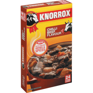 Knorrox Chilli Beef Flavour Stock Cubes 24 Pack - myhoodmarket