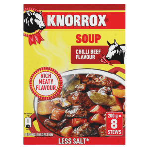 Knorrox Chilli Beef Flavoured Instant Soup 200g - myhoodmarket