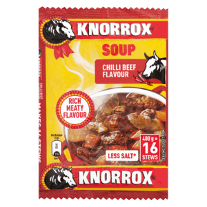 Knorrox Chilli Beef Flavoured Instant Soup 400g - myhoodmarket