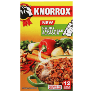 Knorrox Curry Vegetable Flavoured Stock Cubes 12 Pack - myhoodmarket