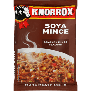 Knorrox Savoury Mince Flavoured Soya Mince 400g - myhoodmarket