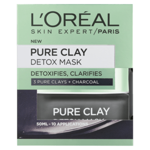 L'Oreal Pure Clay Detox Facial Mask 50ml - myhoodmarket