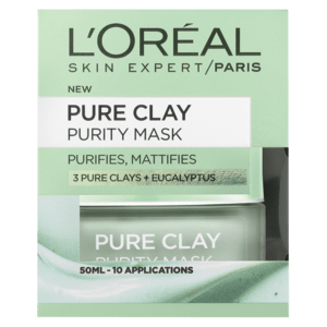 L'Oreal Pure Clay Purity Mask 50ml - myhoodmarket