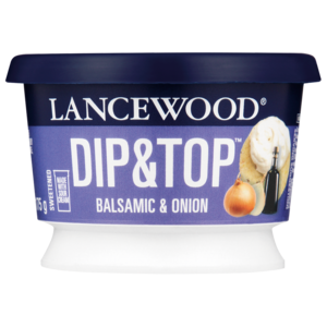 Lancewood Dip & Top Balsamic & Onion Flavoured Cottage Cheese 250g