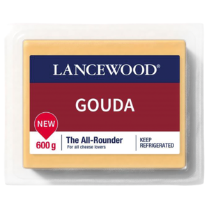 Lancewood Gouda Cheese Pack 600g