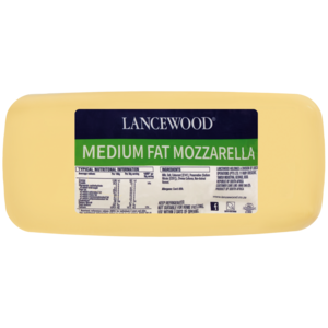 Lancewood Medium Fat Mozzarella Cheese 300kg