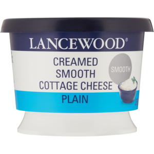 Lancewood Plain Creamed Smooth Cottage Cheese 250g