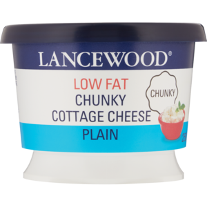 Lancewood Plain Low Fat Chucky Cottage Cheese 250g