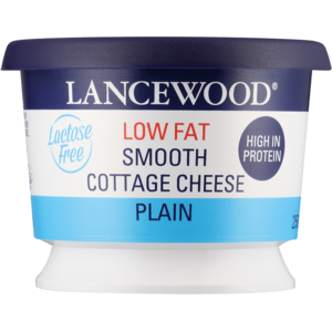 Lancewood Plain Smooth Cottage Cheese 250g