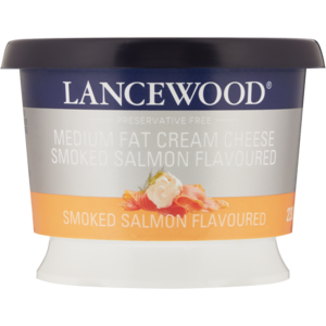 Lancewood Smoked Salmon Medium Fat Cream Cheese 230g