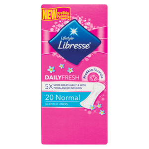 Libresse Daily Fresh Normal Scented Pantyliners 20 Pack