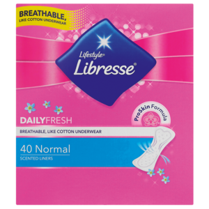 Libresse Daily Fresh Normal Scented Pantyliners 40 Pack