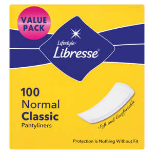Libresse Normal Classic Unscented Pantyliners 100 Pack