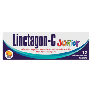 Linctagon-C Junior Orange Flavoured Effervescent 12 Pack