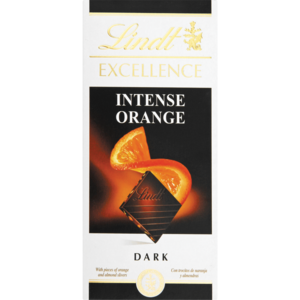 Lindt Excellence Dark Orange Chocolate Slab 100g