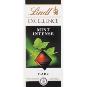 Lindt Excellence Intense Mint Chocolate Slab 100g