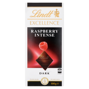 Lindt Excellence Raspberry Intense Dark Chocolate Slab 100g
