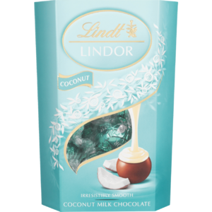Lindt Lindor Coconut Milk Chocolate Truffles Box 200g