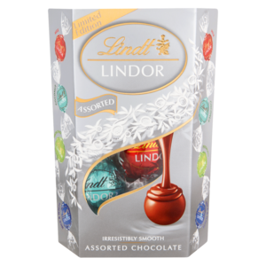 Lindt Lindor Cornet Silver Edition Assorted Chocolate 200g