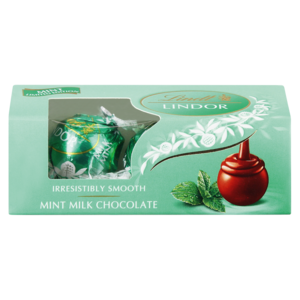 Lindt Lindor Mint Flavoured Milk Chocolate 37g