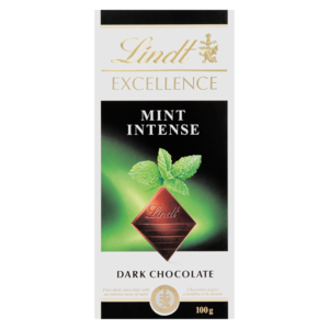 Lindt Mint Flavoured Chocolate Slab 38g