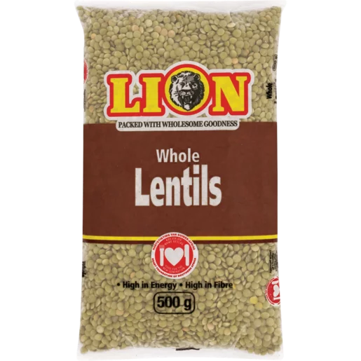 Lion Whole Lentils 500g
