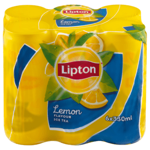 Lipton Lemon Flavoured Ice Tea Cans 6 x 330m - myhoodmarket