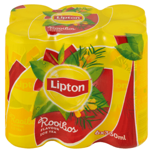 Lipton Rooibos Flavoured Ice Tea Cans 6 x 330ml - myhoodmarket