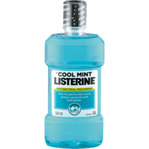 Listerine Cool Mint Mouthwash 500ml - myhoodmarket