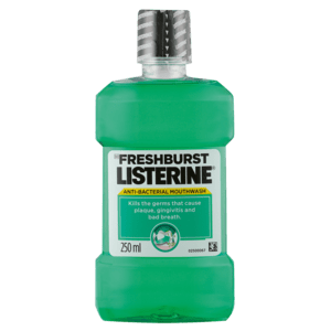 Listerine Freshburst Anti-Bacterial Mouthwash 250ml - myhoodmarket