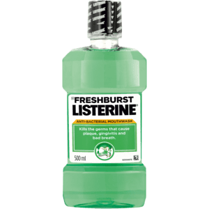 Listerine Freshburst Anti-Bacterial Mouthwash 500ml - myhoodmarket