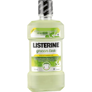 Listerine Green Tea Mouthwash 500ml - myhoodmarket