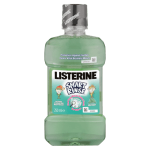 Listerine Smart Rinse For Kids Mild Mint Mouthwash 250ml - myhoodmarket