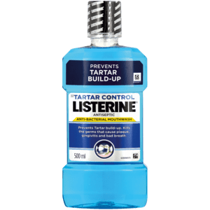 Listerine Tartar Control Anti-Bacterial Mouthwash 500ml - myhoodmarket