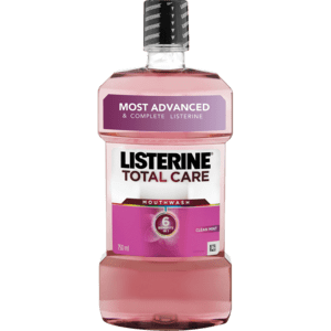 Listerine Total Care Clean Mint Mouthwash 750ml - myhoodmarket