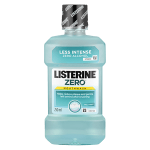Listerine Zero Mouthwash 250ml - myhoodmarket