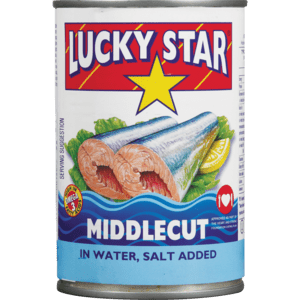 Lucky Star Middlecut In Brine 425g - myhoodmarket