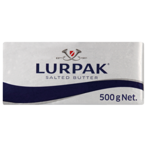 Lurpak Salted Butter Brick 500g