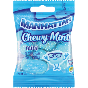 Manhattan Chewy Mints Sweets 50g