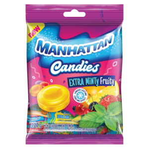 Manhattan Extra Minty Fruity Candies 120g