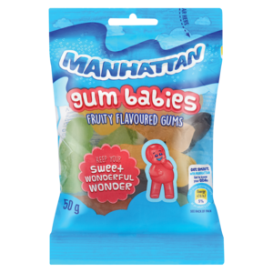 Manhattan Gum Babies Sweets 50g