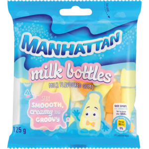Manhattan Milk Bottle Sweets 125g