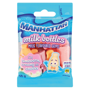 Manhattan Milk Bottles Sweets 50g