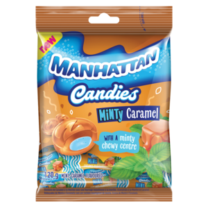 Manhattan Minty Caramel Candies 120g