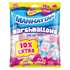 Manhattan Pink & White Marshmallows 165g