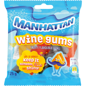 Manhattan Wine Gums 125g