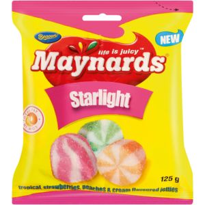 Maynards Dessert Flavoured Starlight Jellies 125g