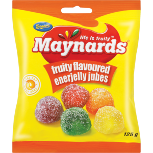 Maynards Fruit Flavoured Enerjelly Jubes 125g