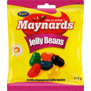 Maynards Fruity Flavoured Jelly Beans 125g