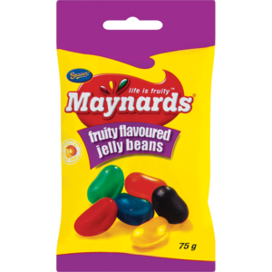 Maynards Fruity Flavoured Jelly Beans 75g